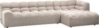 WOOOD Allure Chaise Longue Bank Rechts - Stof - Naturel