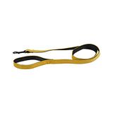 Line, Cosy Golden Line, velours, comfortabele grip, 120 cm, hondenriem, geel