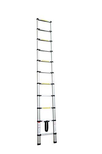 Telescopische ladder - 10 treden - 3,20 m - Huishouden & Doe-het-zelvers