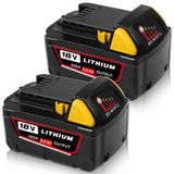 Milwaukee set de 2 18V 5000mAh batteries avec indicateur LED, pour M18B