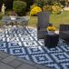 Valiant FIR564 Tapis d'extérieur géométrique pour terrasse et patio - 3,6 m x 2,7 m, gris