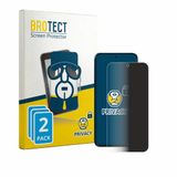 BROTECT - privacy screenprotector voor Motorola Edge 70 Fusion Plus - Folie Beschermfolie Blauwlichtfilter 2 Stuks