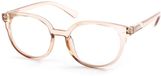 Vista Bonita Leesbril NOVA – Sterkte +3.00 - Kleur Soft Skin – Met blauwlichtfilter – Trendy unisex montuur – Lichtgewicht – Inclusief briletui en doekje