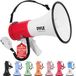 Pyle Megafoon Speaker – 50 Watt Draagbare PA Bullhorn met Sirene en Verstelbaar Volume