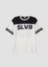 s.Oliver T-shirt crème/zwart gestreept korte mouw ronde hals katoen jersey kinderen 158/164