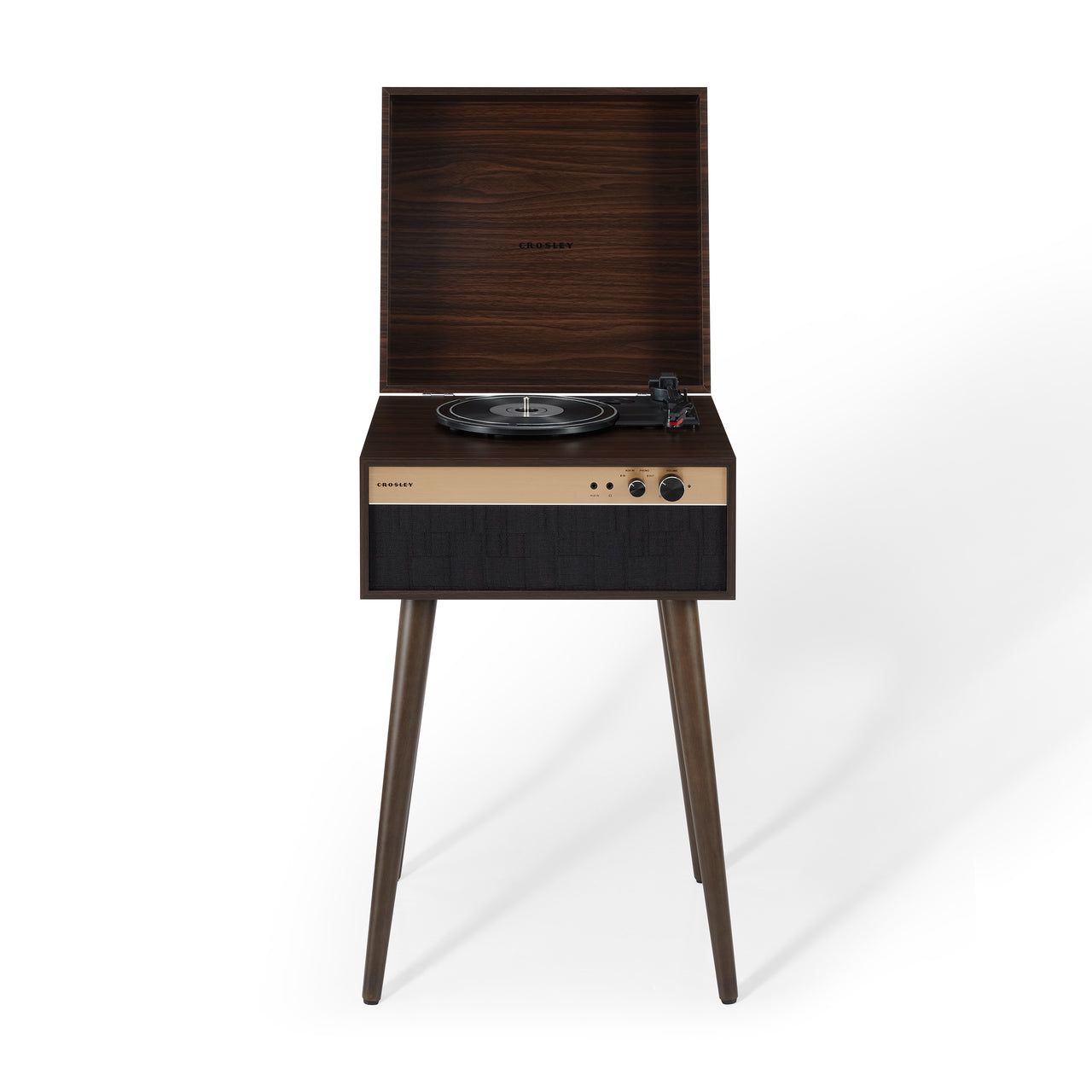 Crosley Jasper - Walnut - Turntable with Bluetooth