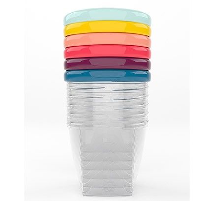 BabyMoov Babybowls - 8.45oz - 0.25 l - Multicolour, Transparent