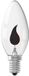 Calex Lampe à bougie avec flamme claire 3W petit culot E14