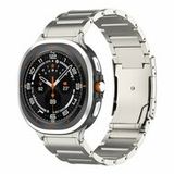 Samsung Titanium band - Titanium kleur - Samsung Galaxy Watch 9 - 40mm / 44mm