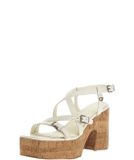 Guess CORKE Sandalen Dames Beige Leer Maat 39