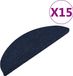 vidaXL Trapmatten zelfklevend 15 st 56x17x3 cm blauw