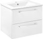 Stamar | Meuble-lavabo, 60 cm, HAUT BRILLANT, fermeture douce