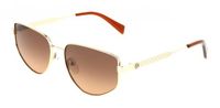 Liu Jo LJ164S Gold Pilot Zonnebril Vrouwen