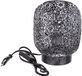 Zephir hanglamp, decoratieve lamp, metaal, 40 W, grijs, ø 15 x H 20 cm