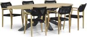 Lifestyle Garden Furniture Lifestyle Dallas/Brookline 240 cm ovaal dining tuinset 7-delig