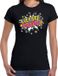 Bellatio Decorations Shoppartners Bv Liefste mama t-shirt zwart met gekleurde letters voor dames - verjaardag / Moederdag - cadeau / bedank shirt XXL
