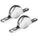 cyclingcolors 2 x schuifdeurrol wieltjes kledingkast wielen wielen 24 mm kast rolwiel meubels raamvleugel riemschijf staal