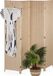 Relaxdays kamerscherm - 4-delig - 170 x 160 cm - opvouwbaar - kunststof - hout - lichtbruin