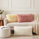 vidaXL - Kussensloop - 6 stuks - HEERLEN - Crèmekleurig - 40 x 70 cm - PV Fleece