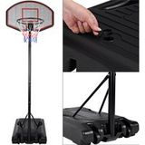 DEUBA Mobiele basketbalring met verstelbare mand