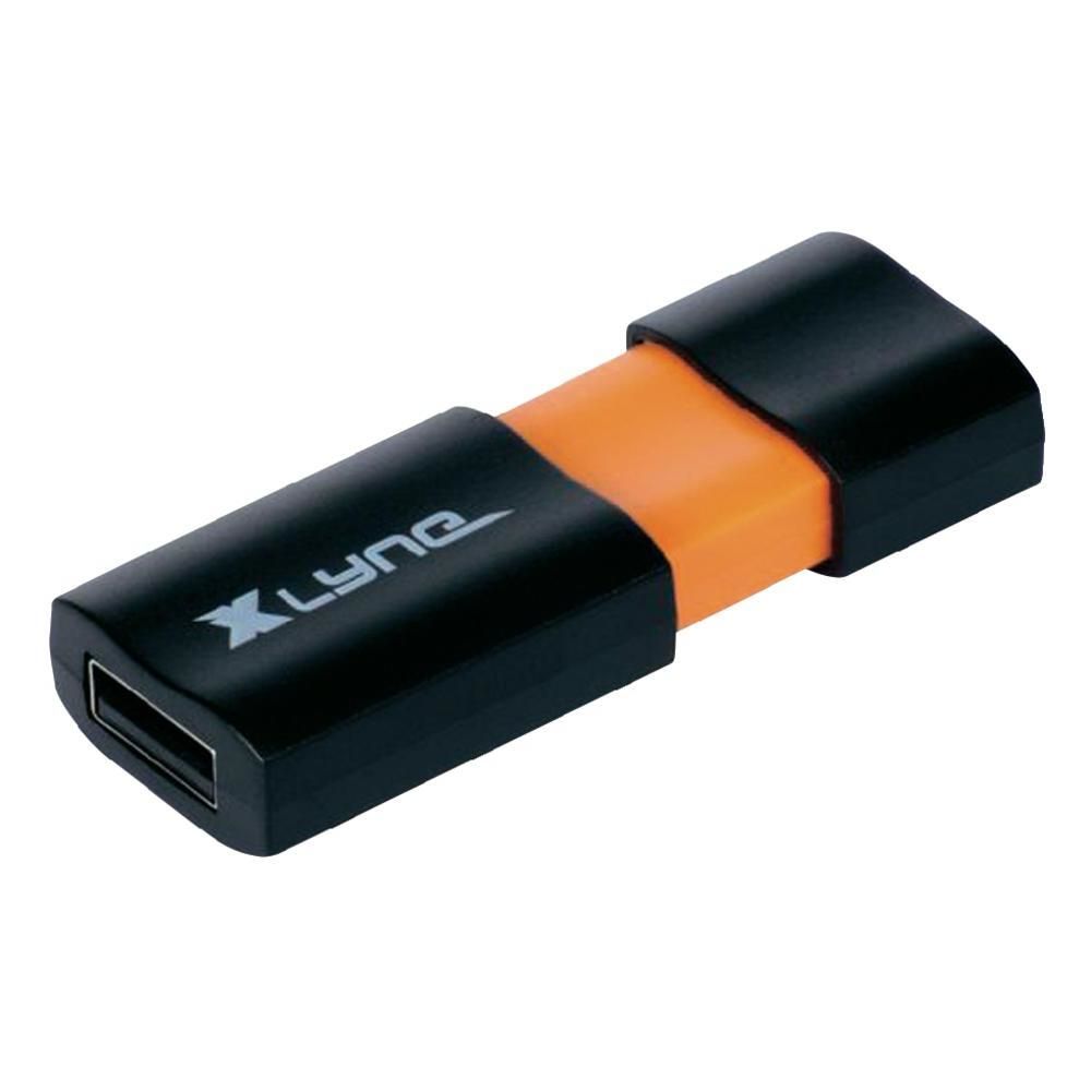 xlyne Wave USB 2.0 - 64GB - Zwart/Oranje