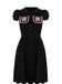 Hell Bunny Not Into You Dames Midi-jurk - zwart - S
