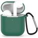 Techsuit Silicone Case for Apple AirPods Gen 1 / Gen 2, Dark Green