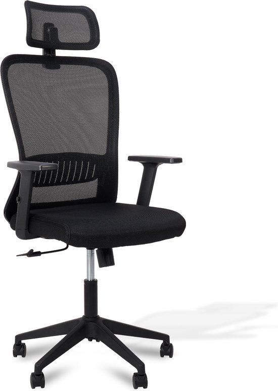 Brixy Infinity Goods Ergonomische Bureaustoel - Zwart - Volledig Verstelbaar - Mesh Rugleuning - 140 kg
