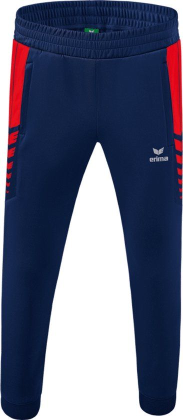 Erima Six Wings Worker Broek Heren - New Navy / Rood - Maat 3XL
