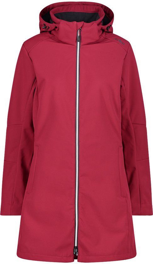 CMP Dames Parka met Rits en Capuchon, Anemoon, Maat 34
