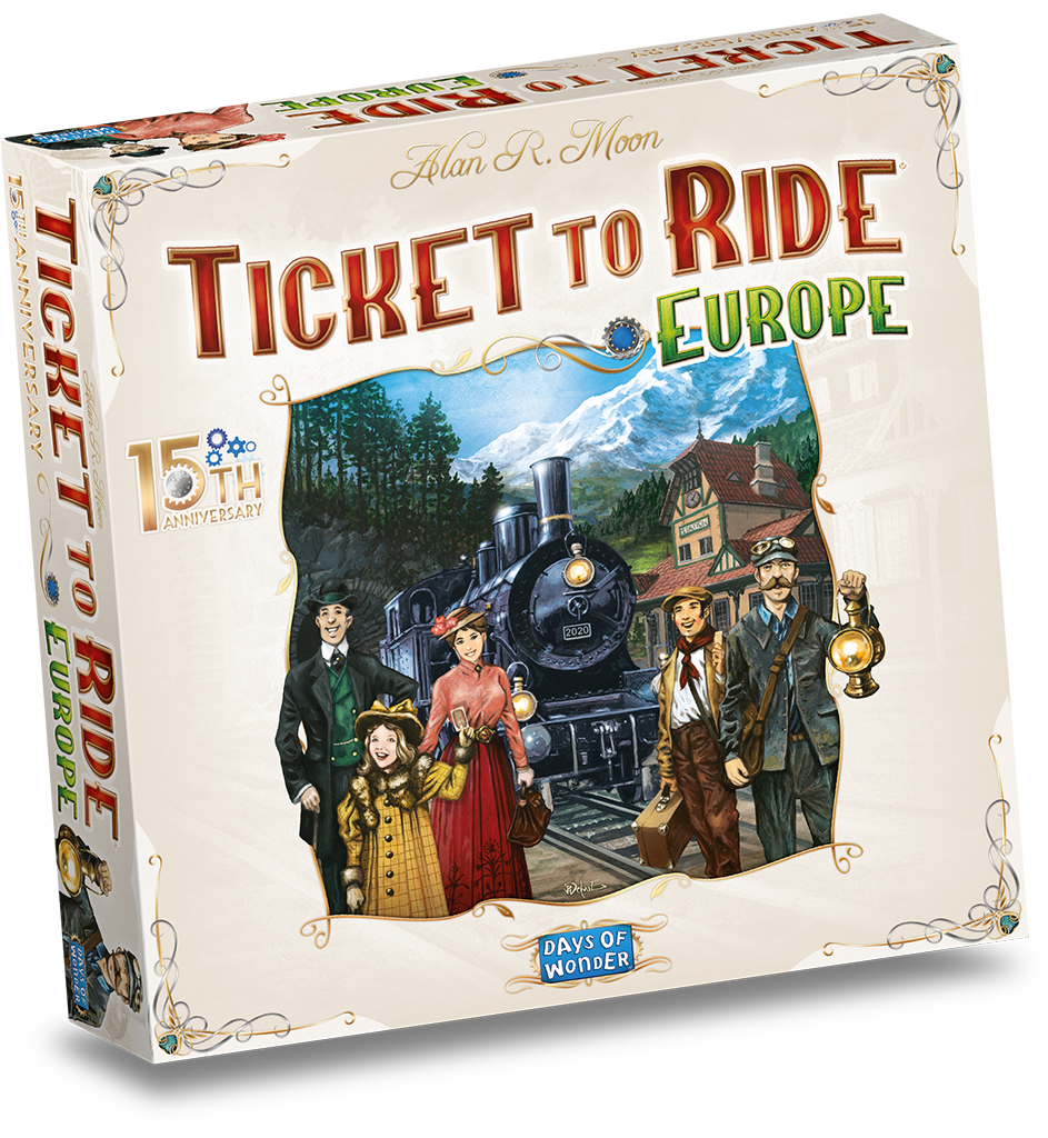 Ticket to Ride Europe 15th Anniversary (Engelse versie)