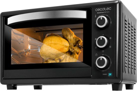 Cecotec Bake&Toast 3090 Black Gyro Tafeloven - 30 Liter - 1500W - 5 Functies - Draaispit