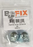 Bofix Voorasmoer E-bike M12 x 1.25 met voorwielmotor (2st)
