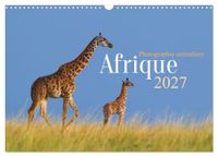 Afrique Calvendo Afrique - Photographie animalière (Calendrier mural 2027 DIN A3 vertical), CALVENDO calendrier mensuel