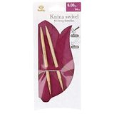 Tulip KS-800600 breinaalden, bamboe, beige, 80 cm x 6 mm