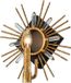 Gilded Nola Wandlamp Sun King