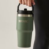 Regatta Thermulate Geïsoleerde 0,6L Flip Straw Tumbler - Sage Green
