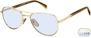 David Beckham Zonnebril DB 1175/S J5G/QZ Goudkleurig Blauw