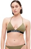 Calvin Klein Triangle RP Bikinitop dames Groen M/38