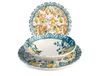 H&H Sicily Tafelservies, 18 borden, van aardewerk, versierd, meerkleurig