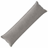 vidaXL - Taie d'oreiller - BOIS - Gris clair - 40 x 145 cm - velours côtelé