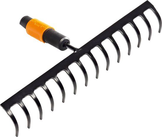 Fiskars QuikFit Hark - 14-tands - 20,5 cm - Exclusief steel