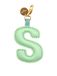 Cheeky Chain Munich Cheeky Chain Sleutelhanger 'Letter' turquoise