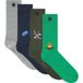 A-DAM Unisexe lot de 4 chaussettes décontractées multicolores Taille : 36-40