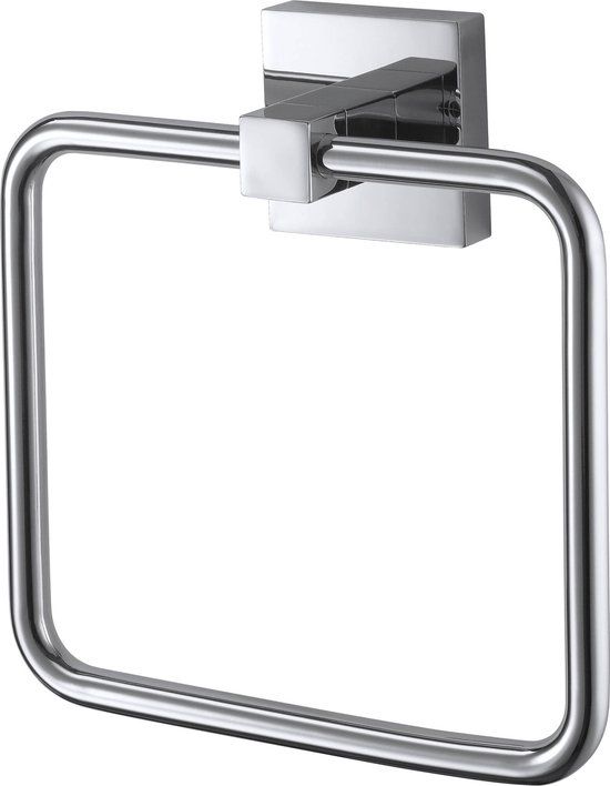 Haceka Mezzo Handdoekring - Chroom - 15,2 x 5,2 x 16,7 cm