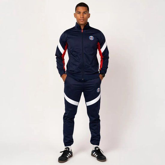 Paris saint germain PSG Trainingspak Heren Blauw/Wit - Polyester - Maat L
