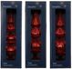 Decoris Kaemingk Piek glas L7b7,2h31 cm kerstrood a3 Decoris