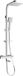 Mexen CQ45 bad-douche set met regendouche en thermostatische kraan, chroom