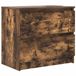 vidaXL Tv-meubel 60x35x54 cm bewerkt hout gerookt eikenkleurig