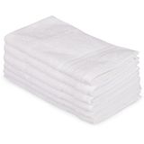 Handdoekenset, 6-delig, wit